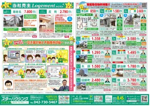 スターハウジング®最新広告 スターマン®おすすめ物件情報 2016年6月号 【売却不動産大募集中】 TEL042-730-5467